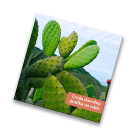 FOTO szklana deska kuchenna z dowolnym nadrukiem twoje zdjęcie 25x25cm