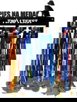 Wieszak na medale PIES NA MEDAL twoje imię dowolny tekst 204.3