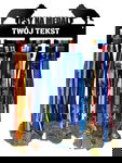 Wieszak na medale PSY NA MEDAL twoje imię dowolny tekst 374.3