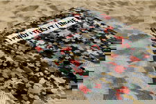 RĘCZNIK Puzzle z twoim dowolnym tekstem 75x50cm 058B