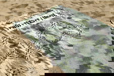 RĘCZNIK Listki graficzne z twoim dowolnym tekstem 50x30cm 040A