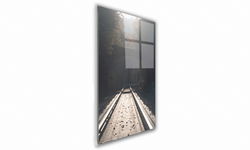 OBRAZ NA SZKLE PROSTOKĄTNY 60x90cm 144 Torowisko