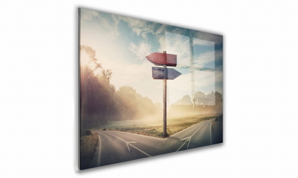 OBRAZ NA SZKLE PROSTOKĄTNY 100x70cm 019 Drogi