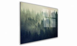 OBRAZ NA SZKLE PROSTOKĄTNY 100x70cm 027 Gęsty las
