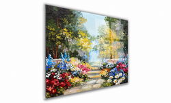 OBRAZ NA SZKLE PROSTOKĄTNY 100x70cm 079 Park