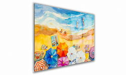 OBRAZ NA SZKLE PROSTOKĄTNY 100x70cm 082 Plaża