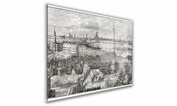OBRAZ NA SZKLE PROSTOKĄTNY 100x70cm 072 Grafika miejska