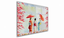 OBRAZ NA SZKLE PROSTOKĄTNY 100x70cm 077 Japonia