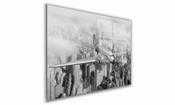 OBRAZ NA SZKLE PROSTOKĄTNY 100x70cm 125 Lot nad miastem
