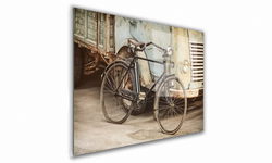 OBRAZ NA SZKLE PROSTOKĄTNY 100x70cm 133 Rower