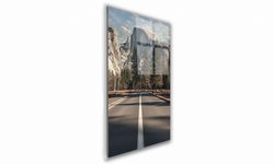 OBRAZ NA SZKLE PROSTOKĄTNY 70x100cm 017 Droga pod górami