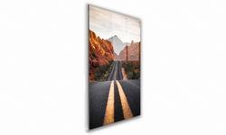 OBRAZ NA SZKLE PROSTOKĄTNY 70x100cm 018 Droga w kanionie