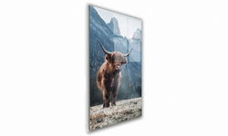 OBRAZ NA SZKLE PROSTOKĄTNY 70x100cm 048 Krówka