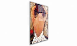 OBRAZ NA SZKLE PROSTOKĄTNY 70x100cm 055 Kobieta