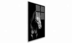 OBRAZ NA SZKLE PROSTOKĄTNY 70x100cm 074 Koń