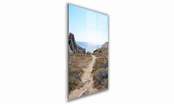 OBRAZ NA SZKLE PROSTOKĄTNY 70x100cm 100 Ścieżka nad morze