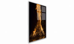 OBRAZ NA SZKLE PROSTOKĄTNY 70x100cm 115 Płomień