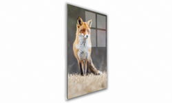 OBRAZ NA SZKLE PROSTOKĄTNY 70x100cm 121 Lis