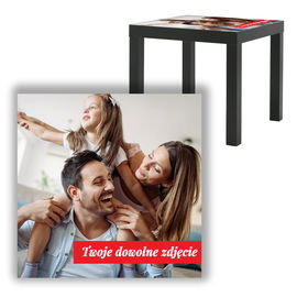 FOTO BLAT SZKLANY IKEA z TWOJEGO ZDIĘCIA 55x55cm