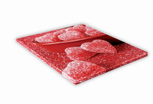 SZKLANA DESKA KUCHENNA 35x35 423g Cukierki serca