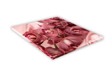 SZKLANA DESKA KUCHENNA 35x35 433g Różowa orchidea