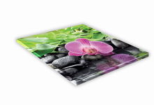 SZKLANA DESKA KUCHENNA 35x35 439g Orchidea kamyki