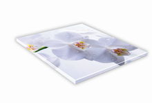 SZKLANA DESKA KUCHENNA 35x35 440g Biała orchidea