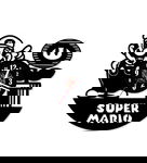 Zegar ścienny z płyty winylowej 161.13 Super Mario