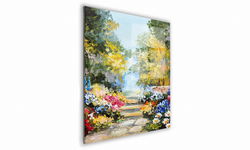 OBRAZ NA SZKLE KWADRATOWY 30x30cm  079 Park