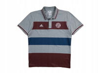 ADIDAS FC Bayern Koszulka Polo Męska Logowana r. M