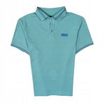 BARBOUR Koszulka Polo Męska Miętowa Logo r. L