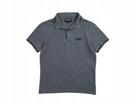 BARBOUR International Koszulka Polo Męska Szara Logo r. M
