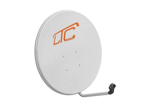 CZASZA SAT 110CM LTC BIAŁA 104 X 114 CM + UCHWYT OCYNK SUPER