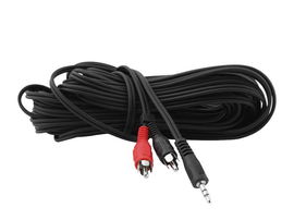 KABEL 2 X RCA - JACK 3.5 MM 15M LTC LX8057 15M