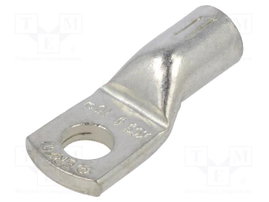 KOŃCÓWKA OCZKOWA RUROWA M6 16MM2  MIEDŹ  KCS_6-16/1 1SZT