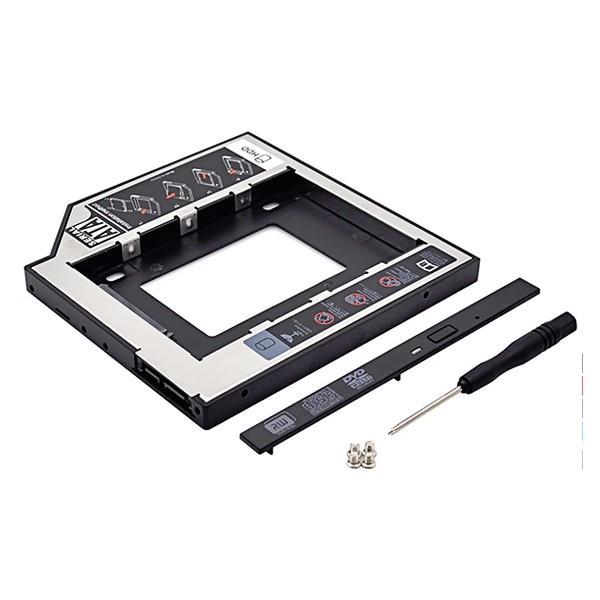 OBUDOWA DYSKU HDD SSD 2,5 CALA ADAPTER DVD TO HDD - SATA 12,7MM