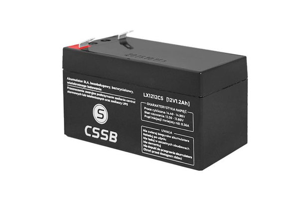AKUMULATOR ŻELOWY 12V 1.2AH CSSB  1212CS