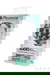 KABEL RCA SYGNAŁOWY 1X EKRAN+ STER 1M AUDIO UNO PHONOCAR 06011