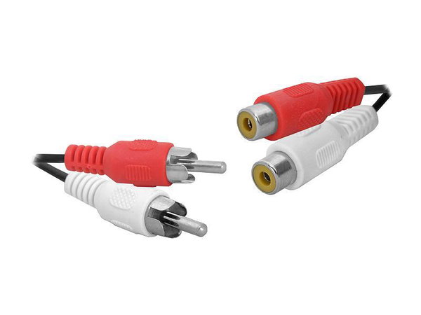 KABEL 2X WTYK - 2X GN RCA 7.5M