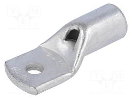 KOŃCÓWKA OCZKOWA 6-50 RUROWA M6 50MM2 50/6 MIEDŹ CYNOWANA ZABIELANA