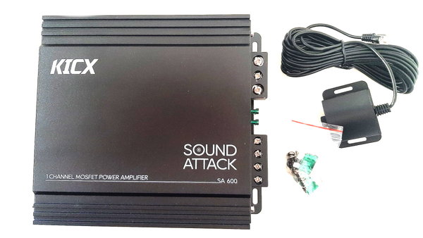 WZMACNIACZ KICX SA 600 SAMOCHODOWY CAR AUDIO 600W RMS 1CH