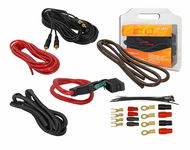 ZESTAW MONTAŻOWY CARAUDIO LX Z007 KABLI WZMACNIACZA SUBWOOFERA