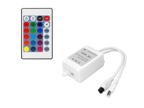STEROWNIK DO TAŚM SZNURÓW LED RGB 5-24V