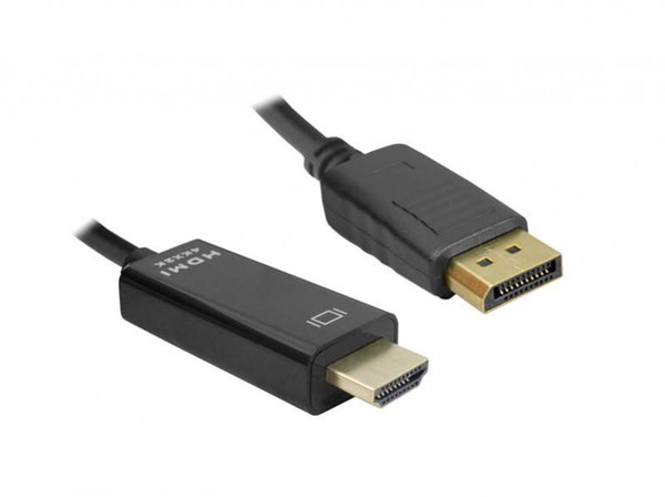 KABEL WTYK DISPLAY - GNIAZDO HDMI 1,8M 4K
