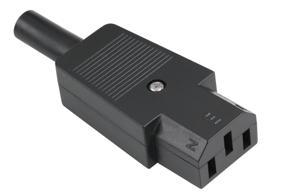 GNIAZDO AC 3PIN NA KABEL KOMPUT.