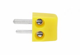 WTYK GŁOŚNIKOWY SKRĘCANY ŻÓŁTY DIN