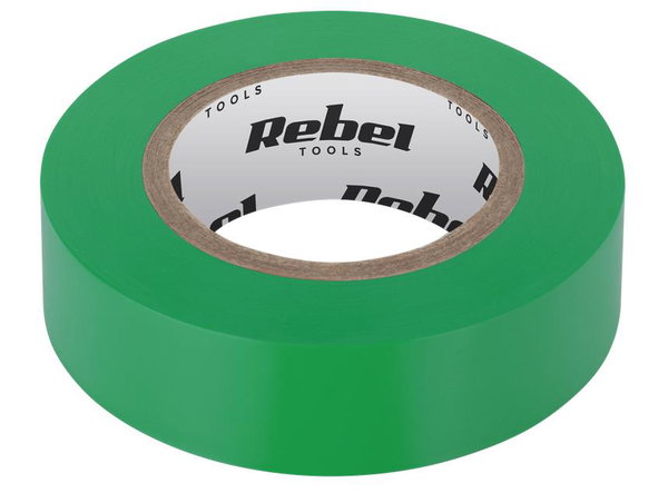 TAŚMA IZOLACYJNA KLEJĄCA REBEL NAR0427 (0,13MM X 19MM X 10YD) UV ZIELONA 1SZT