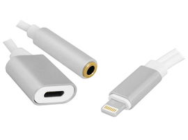 KABEL WTYK IPHONE - GNIAZDO IPHONE + JACK 3,5MM STEREO