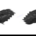 HUB USB 2.0 3 PORTOWY Z CZYTNIKIEM KART PAMIĘCI REBEL