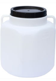KWADRATOWY POJEMNIK DO KISZONEK BECZKA POJEMNA 50L ZAKRĘCANA PLASTIKOWA